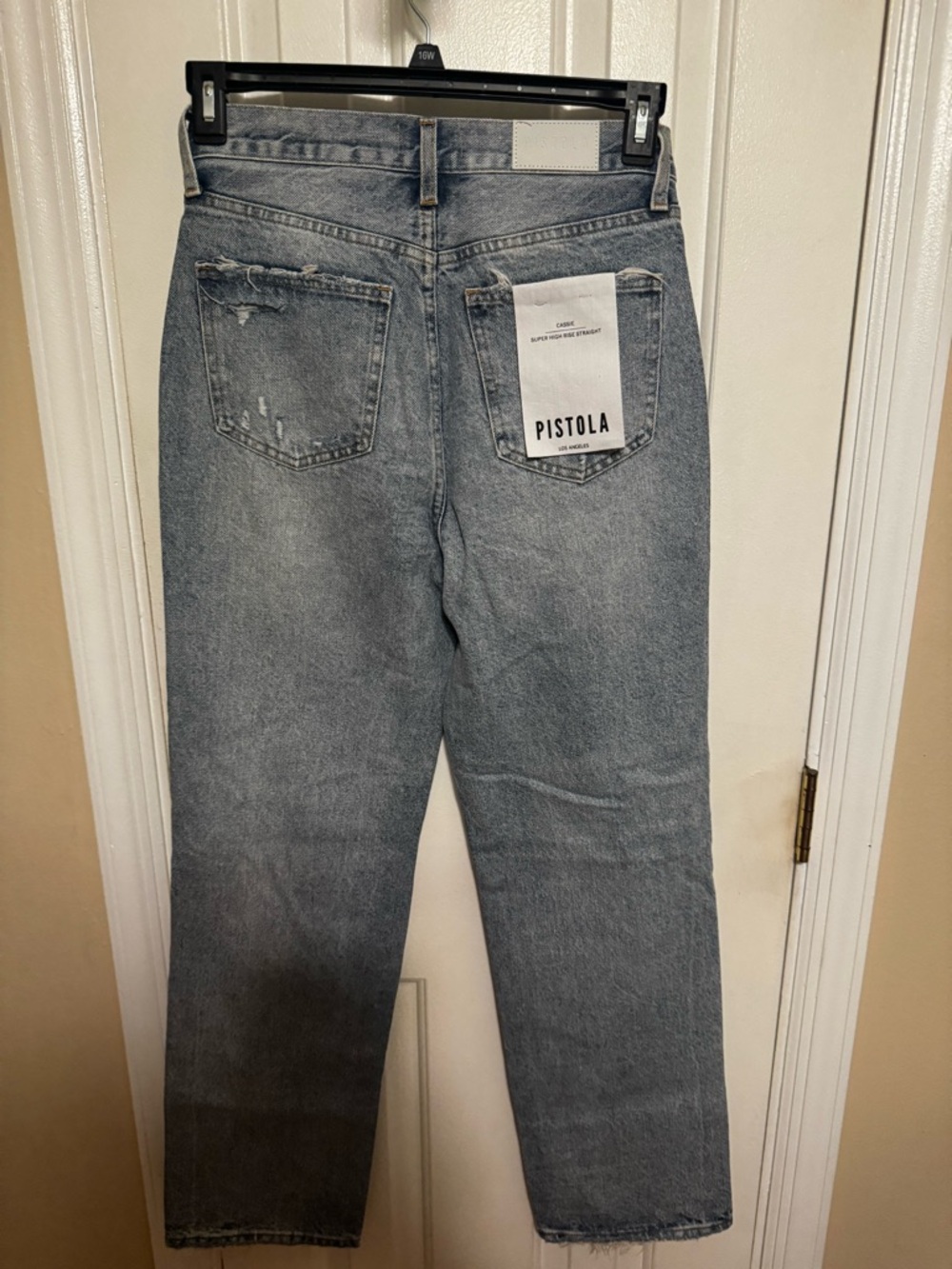 NWT Pistola Super High Rise Straight Jean